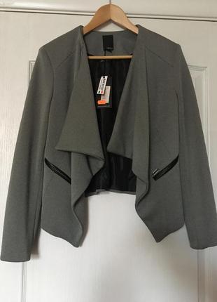 Пиджак серый меланжевый, брендовый италия coconuda1 фото