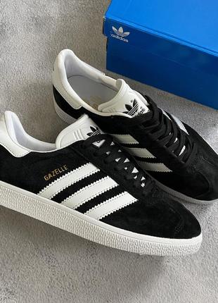 Жіночі кеди/кросівки адідас газель чорні adidas gazelle жіночі кросівки