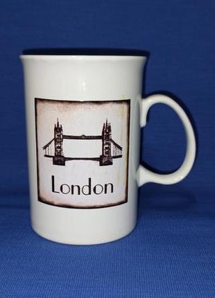 Чашка итальянская кофейная чайная с изображением лондонского моста англия1 фото