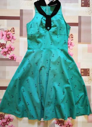Новое платье, сарафан, (в стиле ретро), размер м.3 фото