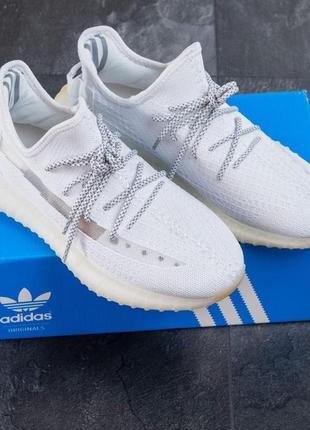 Adidas yeezy 350 boost v2 white adidas sply кросівки адідас ізі 350 сплай літні4 фото