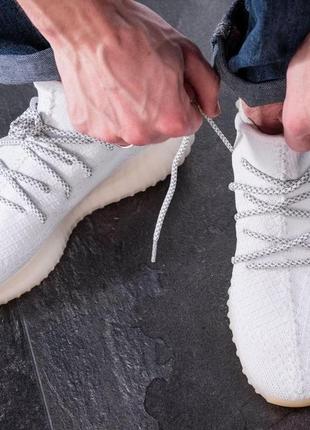 Adidas yeezy 350 boost v2 white adidas sply кросівки адідас ізі 350 сплай літні7 фото