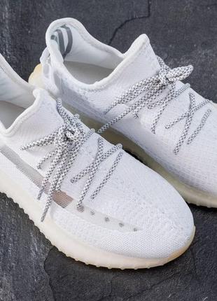 Adidas yeezy 350 boost v2 white adidas sply кросівки адідас ізі 350 сплай літні9 фото