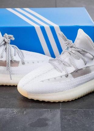 Adidas yeezy 350 boost v2 white adidas sply кросівки адідас ізі 350 сплай літні5 фото