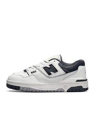 Чоловічі кросівки new balance 550 low white gray