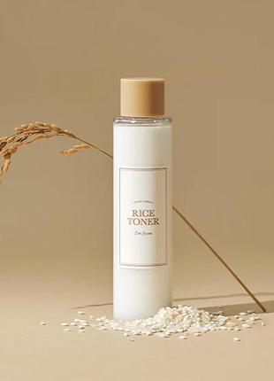 Живильний двофазний тонер з екстрактом рису i'm from - rice toner - 150ml
