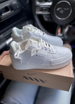 Кроссовки nike air force 1 type white blanc2 фото