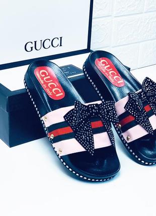 Шлёпанцы gucci босоножки gucci gucci босоніжки gucci шлёпанци гучи4 фото