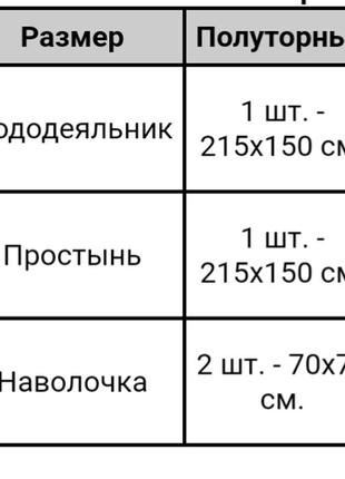 Комплект постельного белья. размер полуторный2 фото