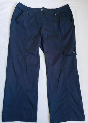 Распродажа! легкие коттоновые брюки жен 4xl (56)