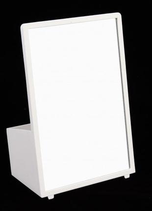 Дзеркало настільне біле 1-190588