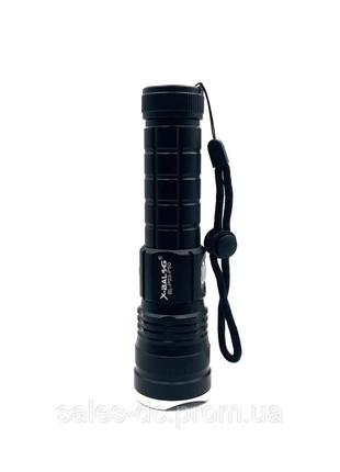 Фонарик ручной тактический bailong bl-p03-p50, водонепроницаемый фонарик, ручной фонарик led4 фото