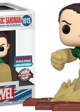 Фигурка funko pop deluxe sinister six sandman игрушка фанко поп зловещая шестёрка песочный человек