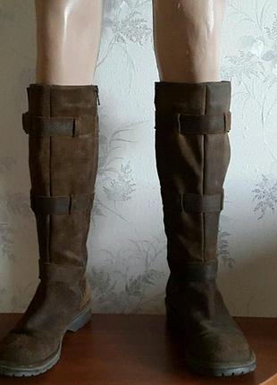 Bata замшеві чоботи