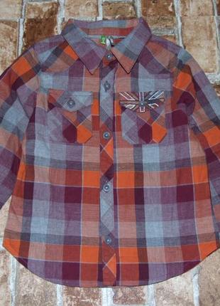 Котон рубашка мальчику 2 - 3 года orchestra