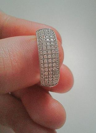 Кольцо серебро