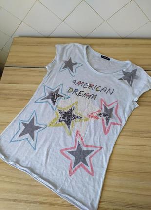 Італія.блідо блакитна футболка .