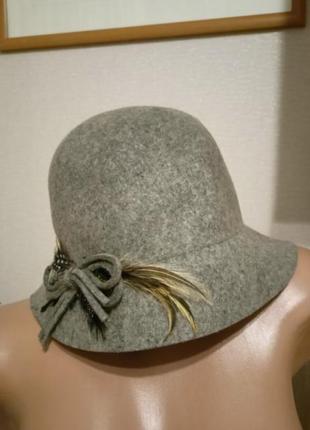 Винтажная дамская шляпа,винтажная шляпа4 фото