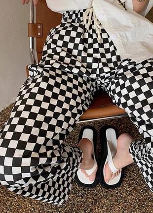 Стильные брюки «шахи»♟️2 фото