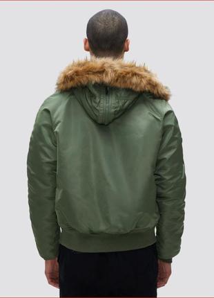 Бомбер зимовий чоловічий n-2b short weist parka3 фото