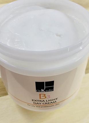 Dr. kadir b3 extra light day cream. доктор кадыр b3 – легкий дневной крем для жирной и проблемной кожи. разлив от 20 g2 фото