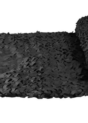 Сетка маскировочная черная 3х5 с основой2 фото