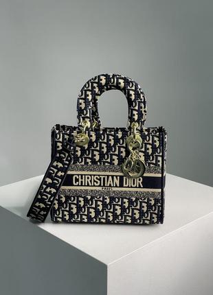 Ежедневная сумка из текстиля бренд christian dior2 фото