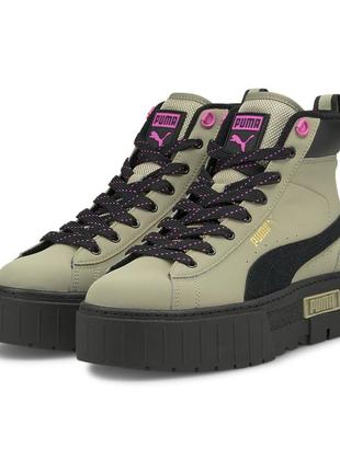 Женские кроссовки кеды puma mayze mid5 фото