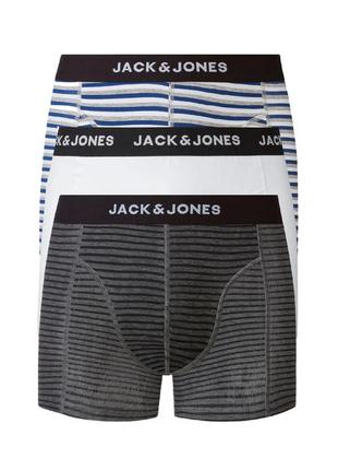 Трусы боксеры мужские комплект 3 шт jack & jones м 48-50 германия