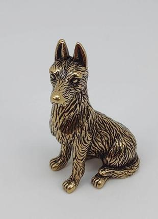 Фігурка з латуні собака арт. 044482 фото