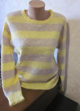 Новый свитер sissy boy размер s-m 50 альпака, 22virgin wool шерсть, 28 полиамид.1 фото