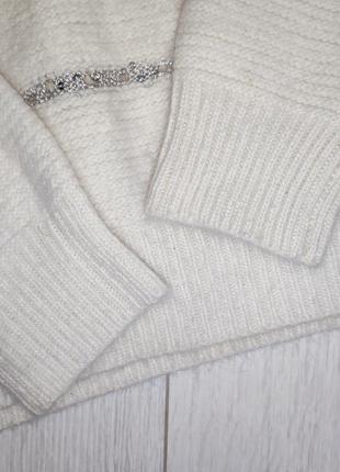 Нарядный свитер, кофта marks &amp; spencer с шерстью в составе2 фото