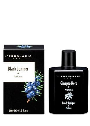 L'erbolario black juniper,50 ml, italy, мужской, unisex ,элитный органический парфюм, цитрусовый, древесный, можжевельник