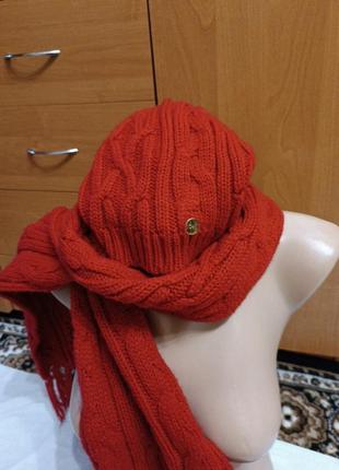 Шапка+шарф(набiр)1 фото