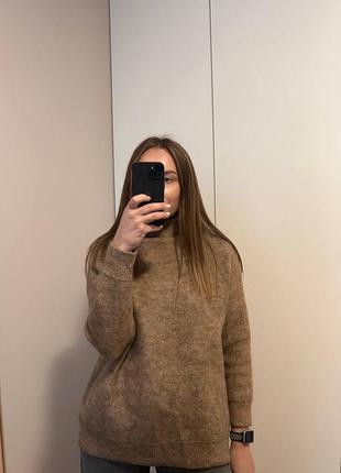 Светрик мохер шерсть zara h&amp;m