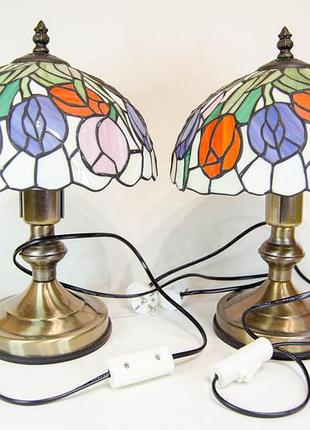 Светильники в стиле тиффани пара две штуки