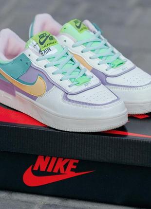 Женские кроссовки nike air force low color