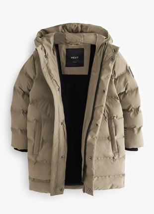 Зимова коричнева куртка пальто некст next 1343 фото