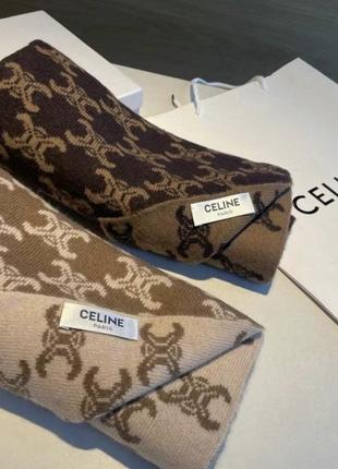 Кашемировый шарф в стиле celine