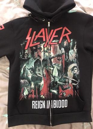 Кофта на застібці slayer