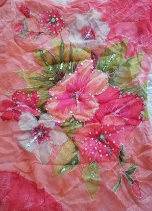 Воздушное платье, сарафан в цветах