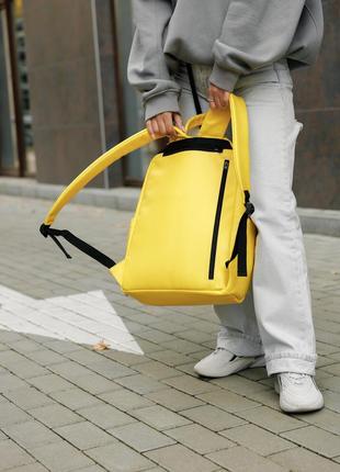 Женский рюкзак sambag zard lst -желтый9 фото