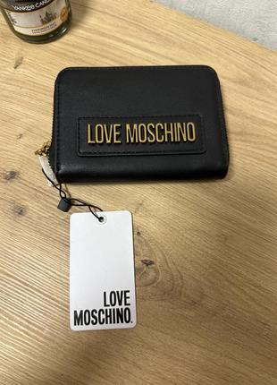 Новий оригінальний  гаманець love moschino1 фото