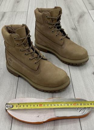 Женские ботинки timberland premium 6 inch boot (24,5 см)7 фото