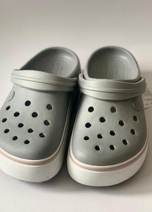 Crocs platform, крокси сабо на платформі