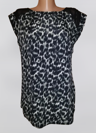 💜💜💜женская легкая майка, блузка в леопардовый принт f&f💜💜💜1 фото