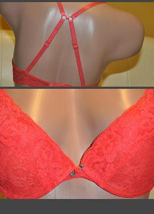 Бюстгальтер кружевной h&m, пуш-ап,      75с