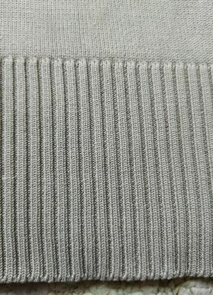 Базовый серый топ футболка кофта кофточка джемпер  100% натуральный шелк размер 36/34, трендовый шелковый топ кофточка6 фото