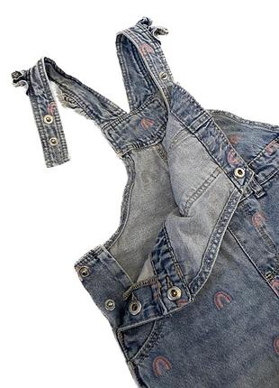 Джинсовый комбинезон для девочки 6