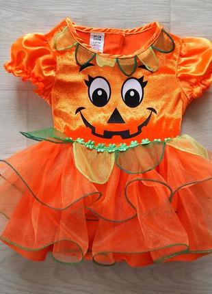 "продаю! 1-2 роки, карнавальне плаття гарбуз хелловін (halloween), hallow screan, б/у.